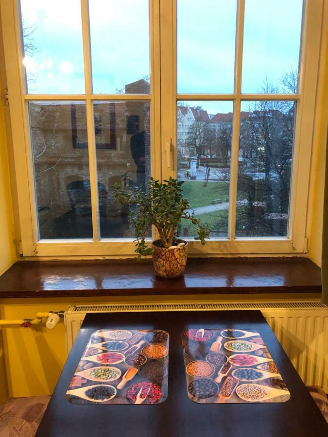 Apartament Teatralny Danzica Esterno foto